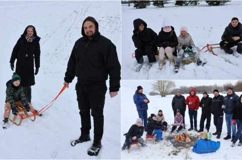 Naslovna sveta marija stara drava sanjkanje snijeg