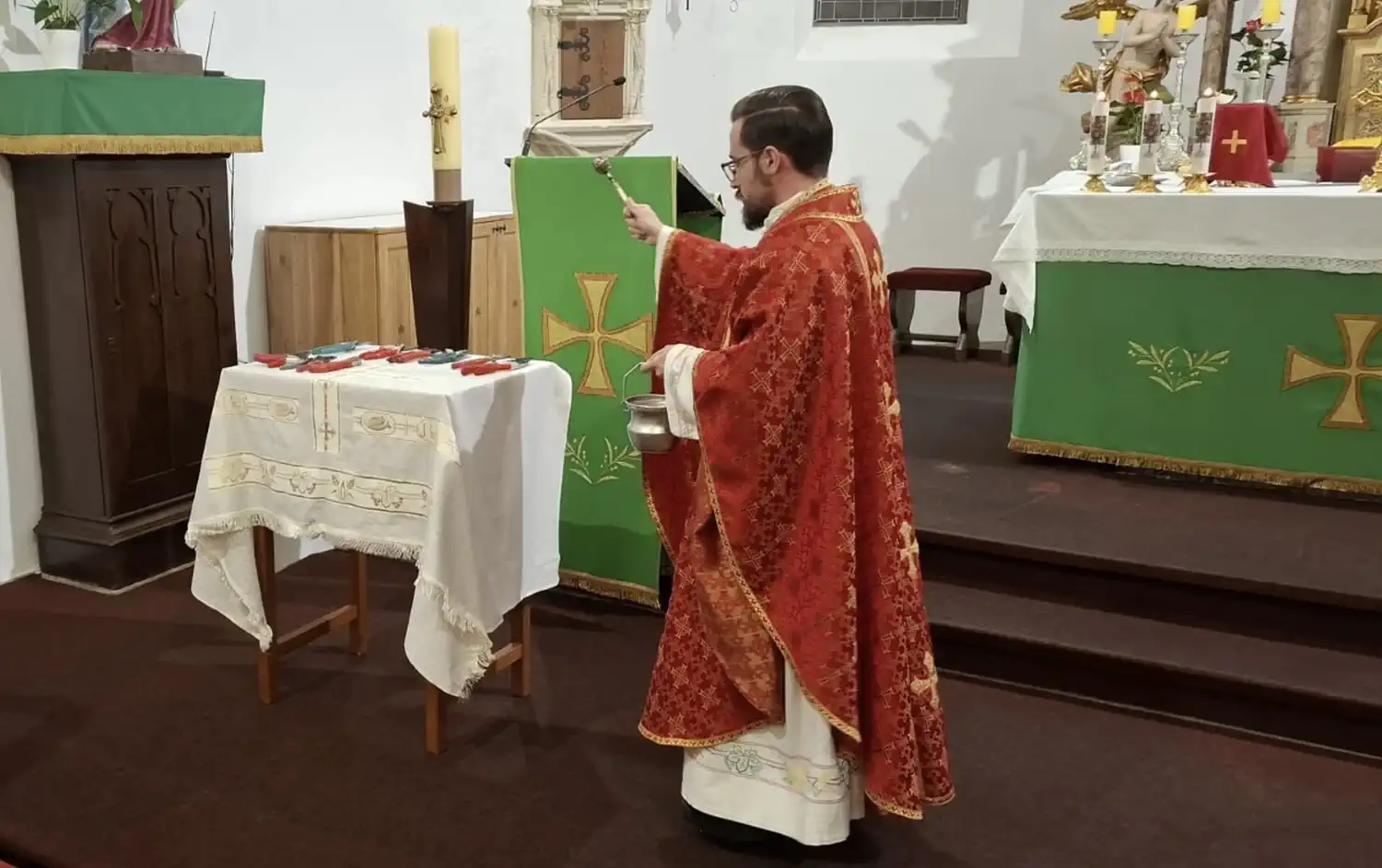 Nedelišće – Sv. Vinko blagoslov alata (2)