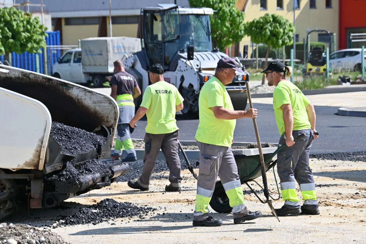 Nedelišće asfaltiranje novi vrtić DV Zvončić (9)