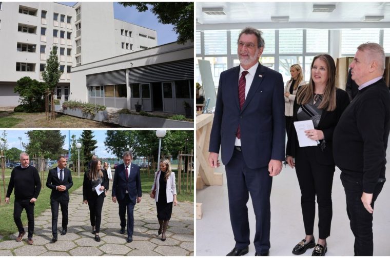 OBNOVA UČENIČKOG DOMA Ministar Fuchs obišao radove u Čakovcu (9)