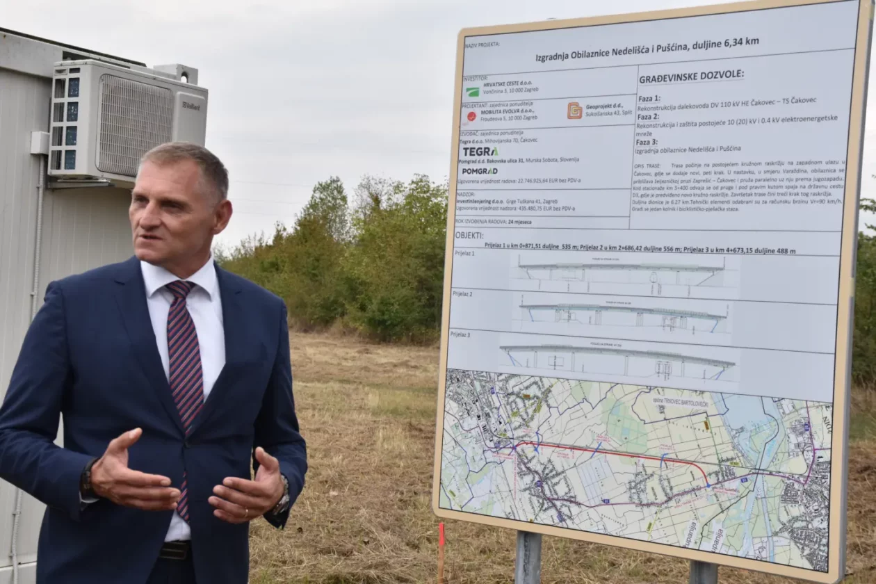 Obilaznica Nedelišće uvođenje u rad Tegra Hrvatske ceste (5) Obilaznica Nedelišće uvođenje u rad Tegra Hrvatske ceste (5)