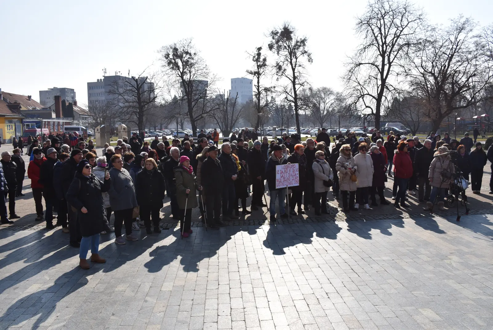 Okupljanje, bolnica, prosvjed, 22.2.2025 (31)