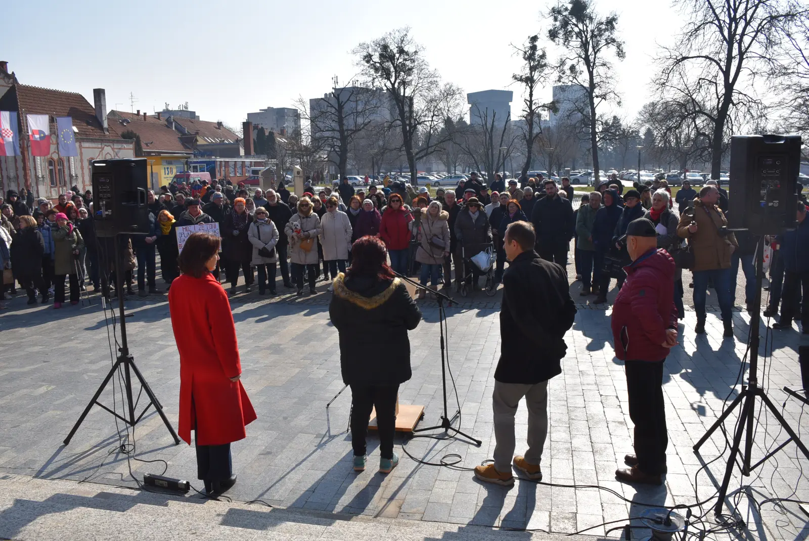 Okupljanje, bolnica, prosvjed, 22.2.2025 (32)