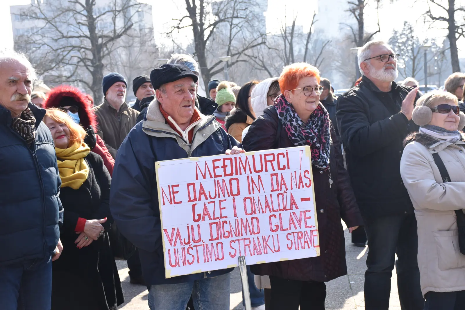 Okupljanje, bolnica, prosvjed, 22.2.2025 (46)