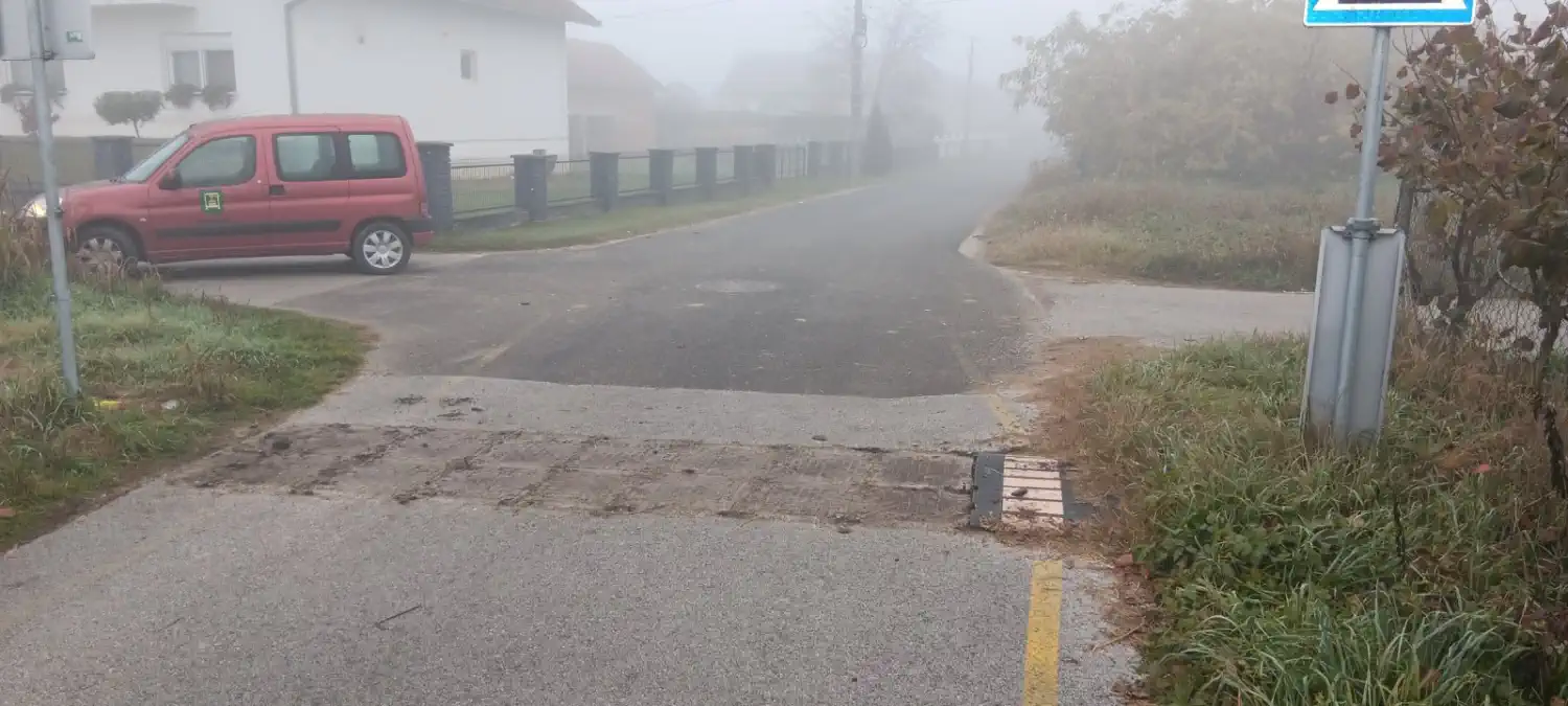 Otet ležeći policajac Gornji Kuršanec Otet ležeći policajac Gornji Kuršanec