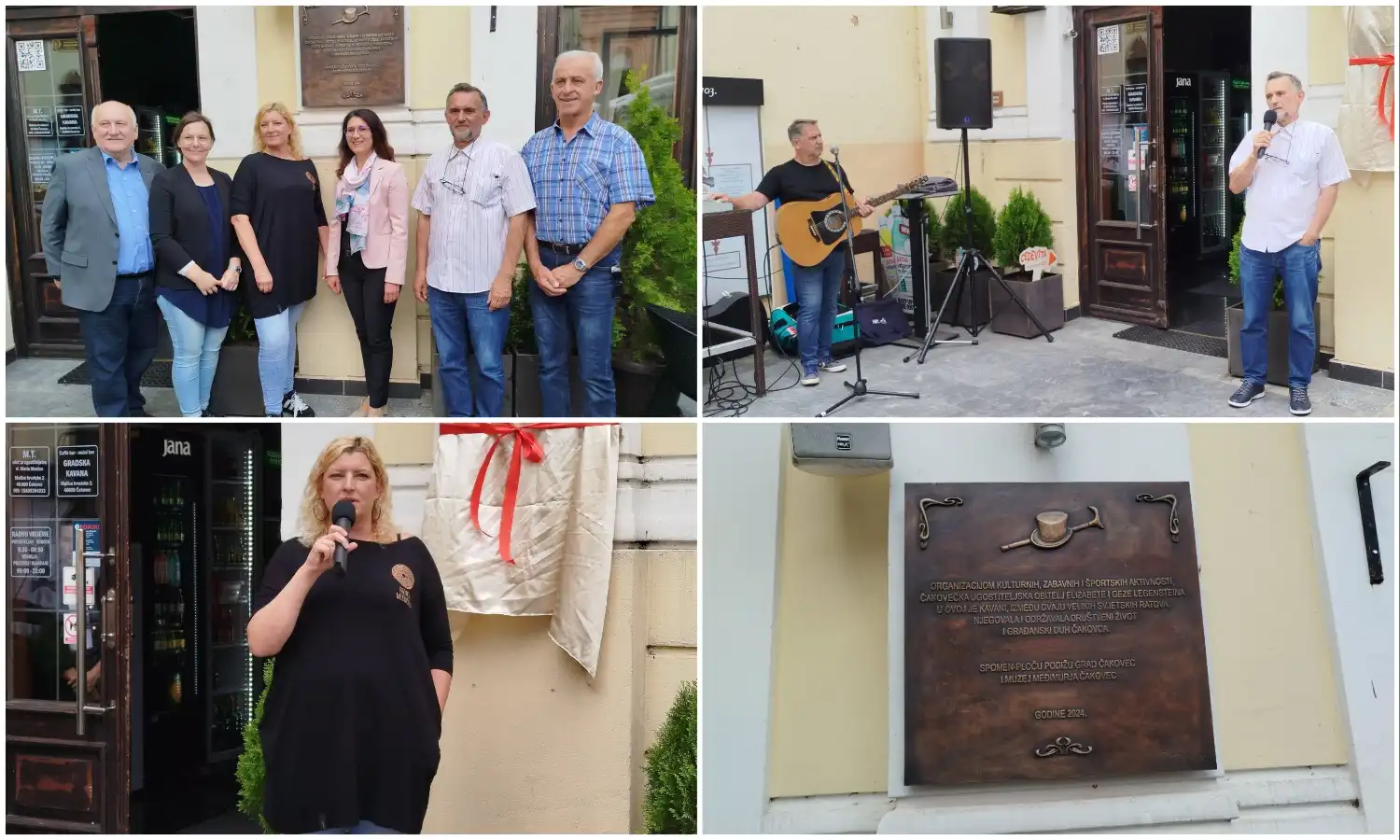 Otkrivanje spomen ploče obitelji Legenstein