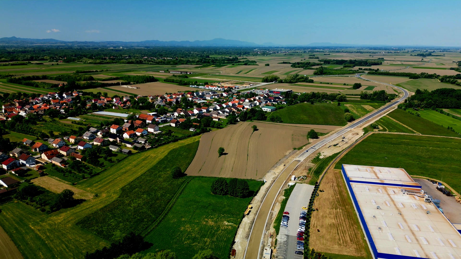 obilaznica Prelog - iz zraka