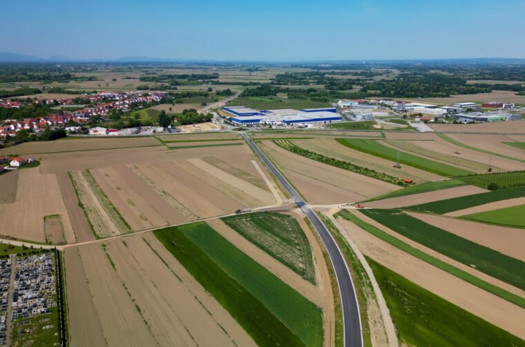 zaobilaznica Prelog - iz zraka