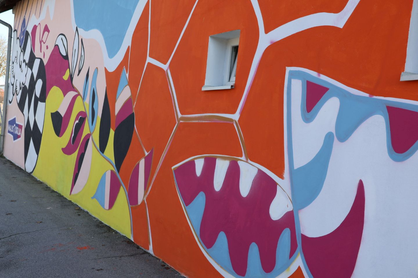 PRELOG Prekrasan mural niče na zidu NK Mladost Prelog (10)