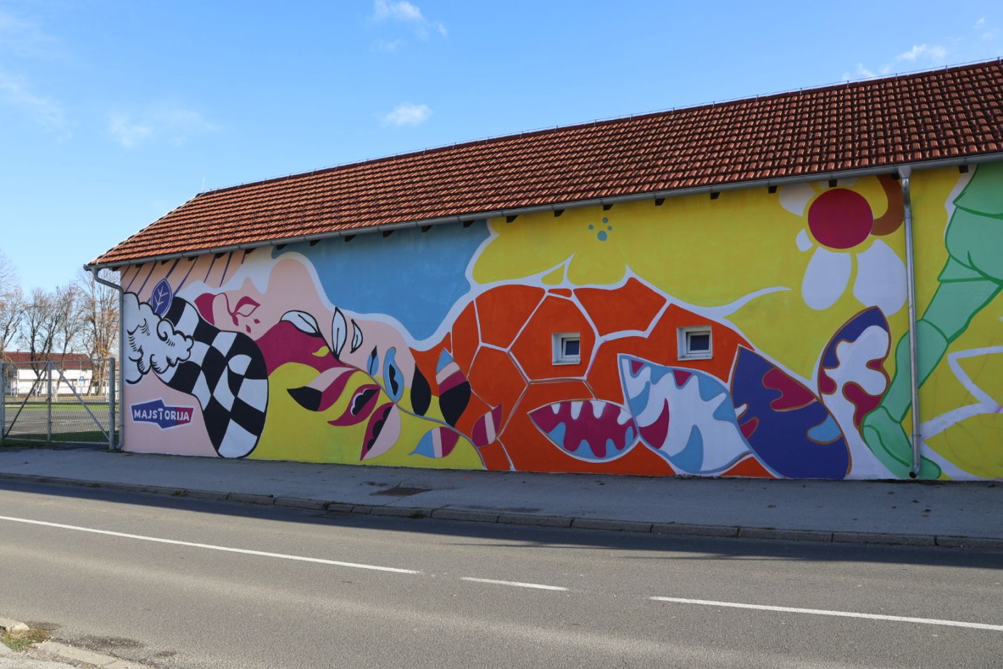 PRELOG Prekrasan mural niče na zidu NK Mladost Prelog (11)