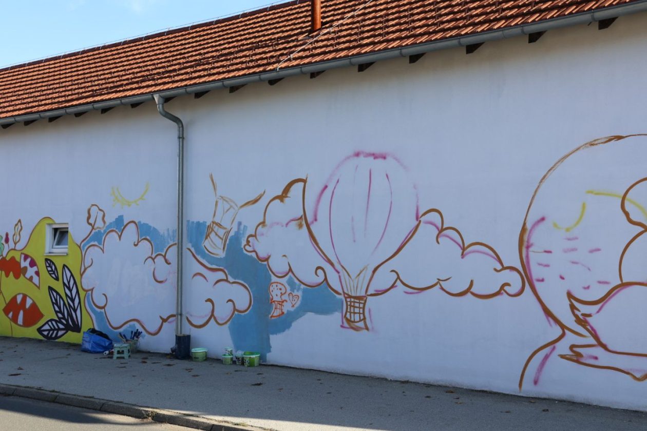 PRELOG Prekrasan mural niče na zidu NK Mladost Prelog (15)