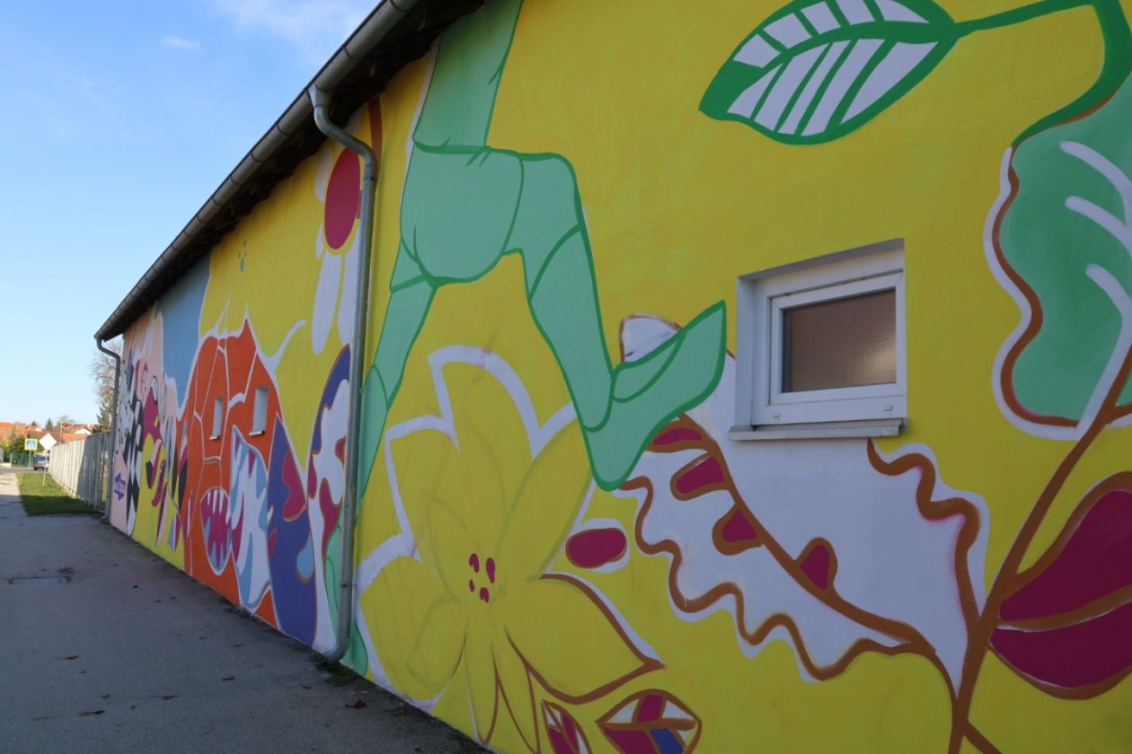 PRELOG Prekrasan mural niče na zidu NK Mladost Prelog (8)