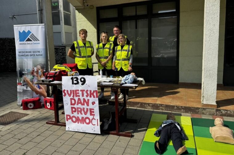 PRELOG Učenici Srednje škole Čakovec demonstrirali postupke prve pomoći (1)
