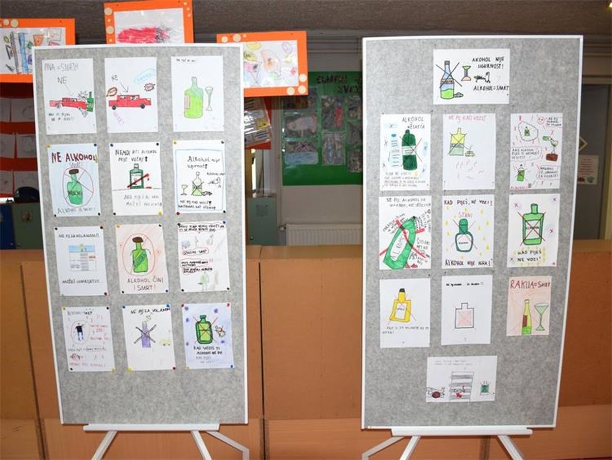 PREVENTIVNA AKCIJA Mališani dijelili crteže s porukama vozačima u Čakovcu (1)