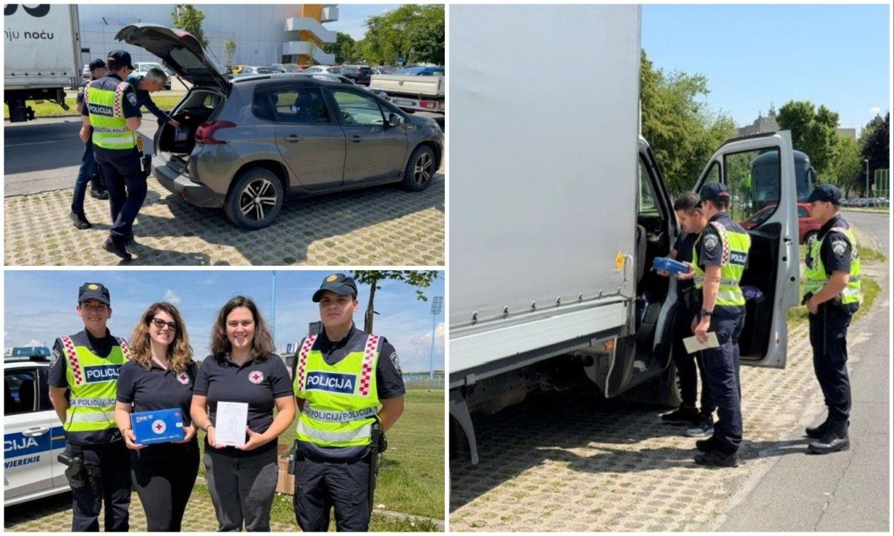 PREVENTIVNA KONTROLA Policija i Crveni križ provjeravali opremu vozača u Čakovcu (7)