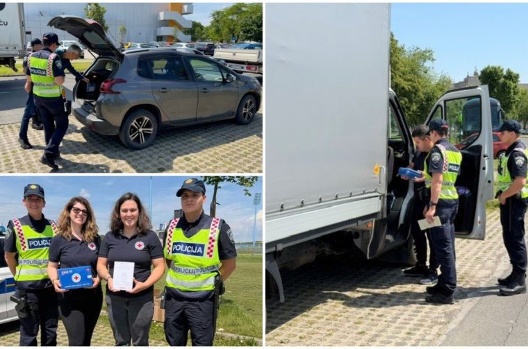 PREVENTIVNA KONTROLA Policija i Crveni križ provjeravali opremu vozača u Čakovcu (7)