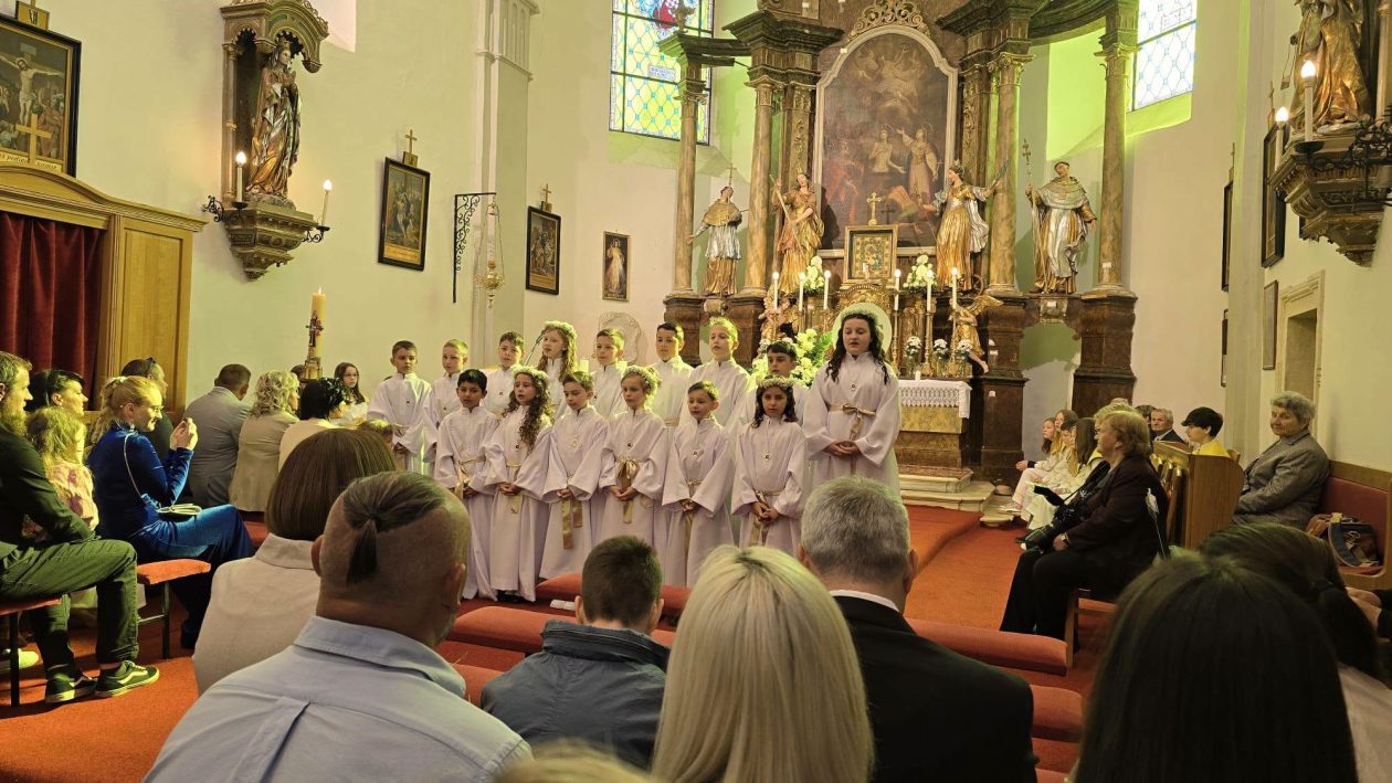 PRVOPRIČESNICI Sveta pričest u Donjem Vidovcu dan ispunjen radošću i ponosom (3)