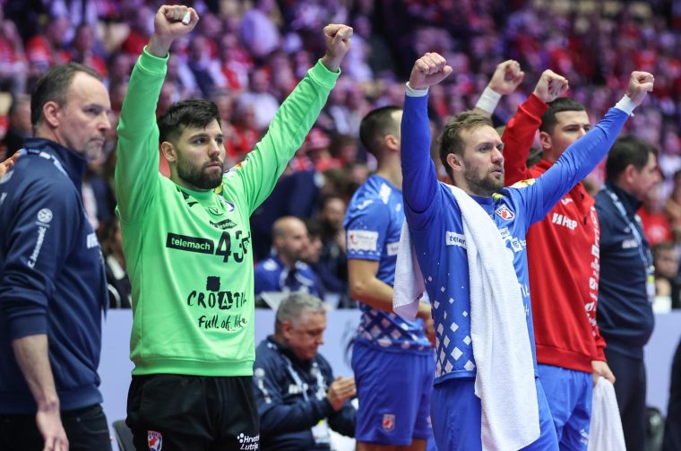 Susret Islanda i Hrvatske u utakmici za treće mjesto EHF Europskog prvenstva