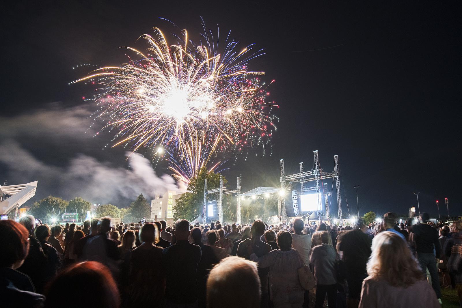 Čakovec: Vatromet za kraj ovogodišnjeg Porcijunkulova