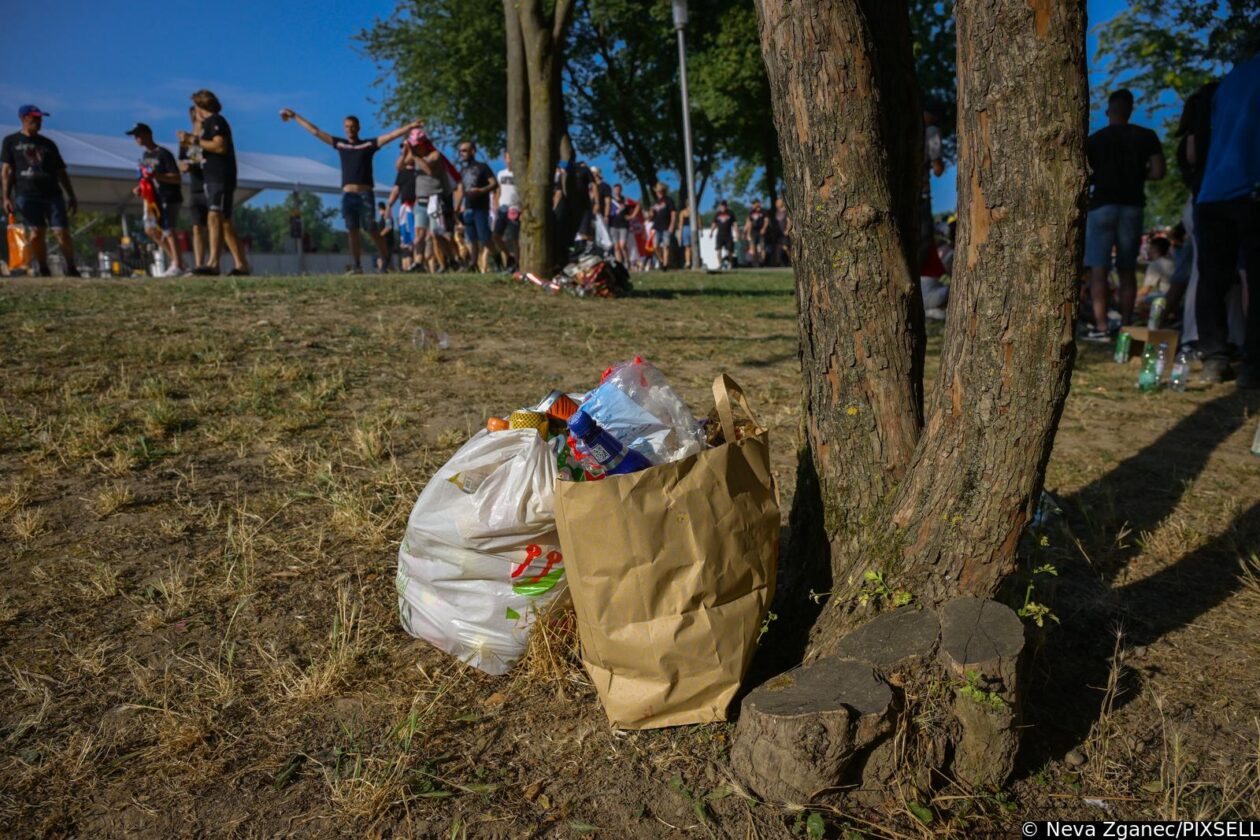 Zagreb: Fun zona na Bundeku već je puna smeća