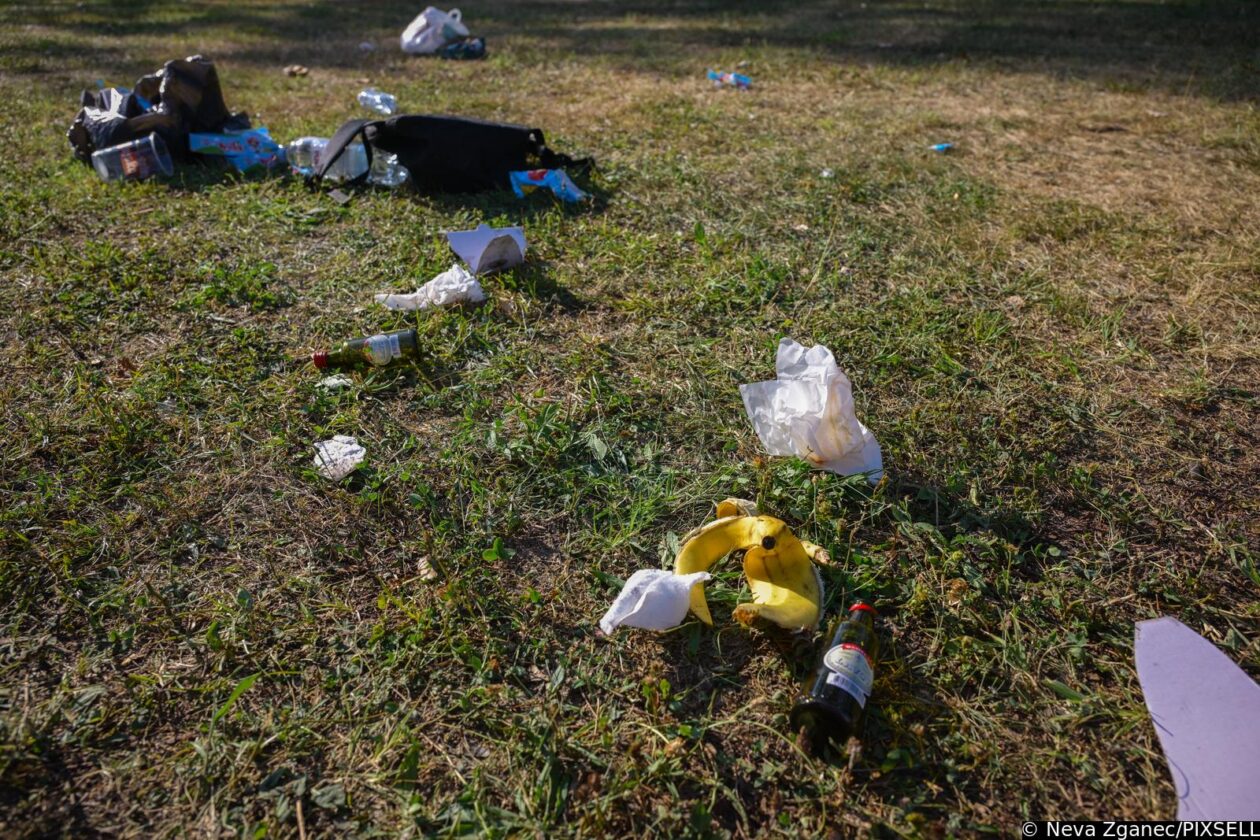 Zagreb: Fun zona na Bundeku već je puna smeća