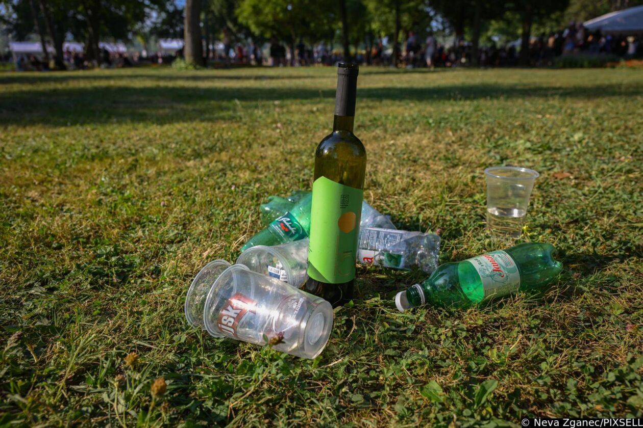 Zagreb: Fun zona na Bundeku već je puna smeća