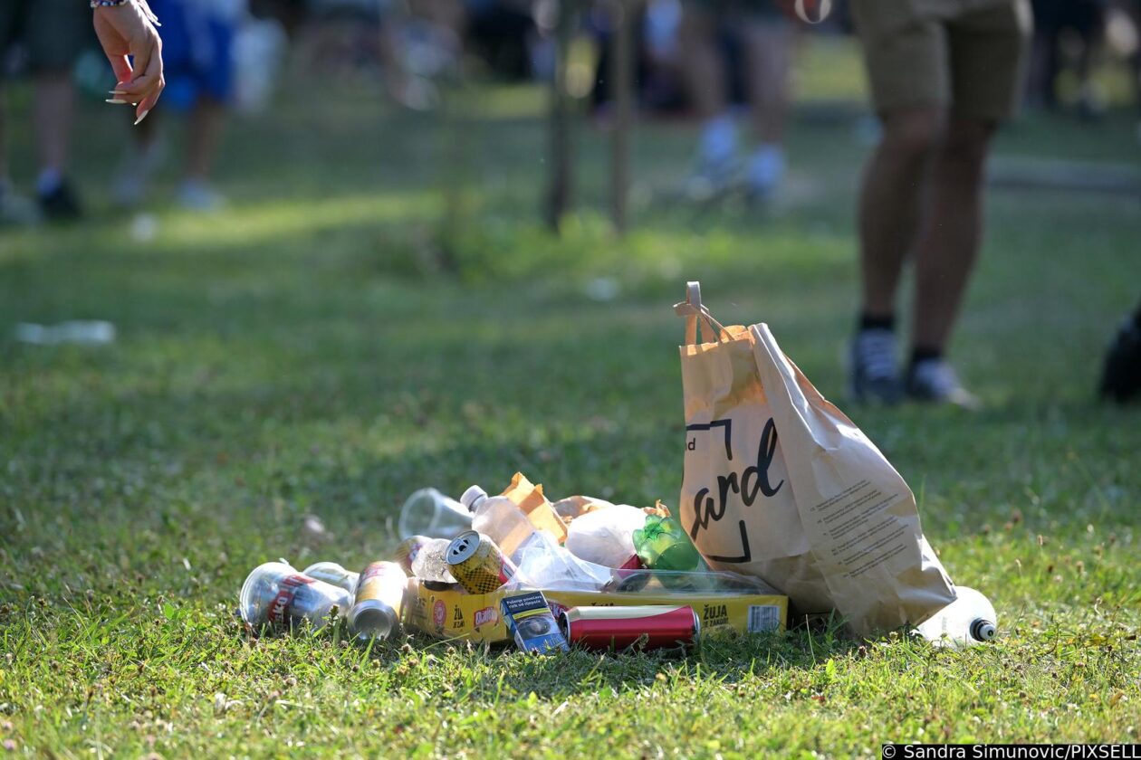Zagreb: Fun zona na Bundeku već je puna smeća