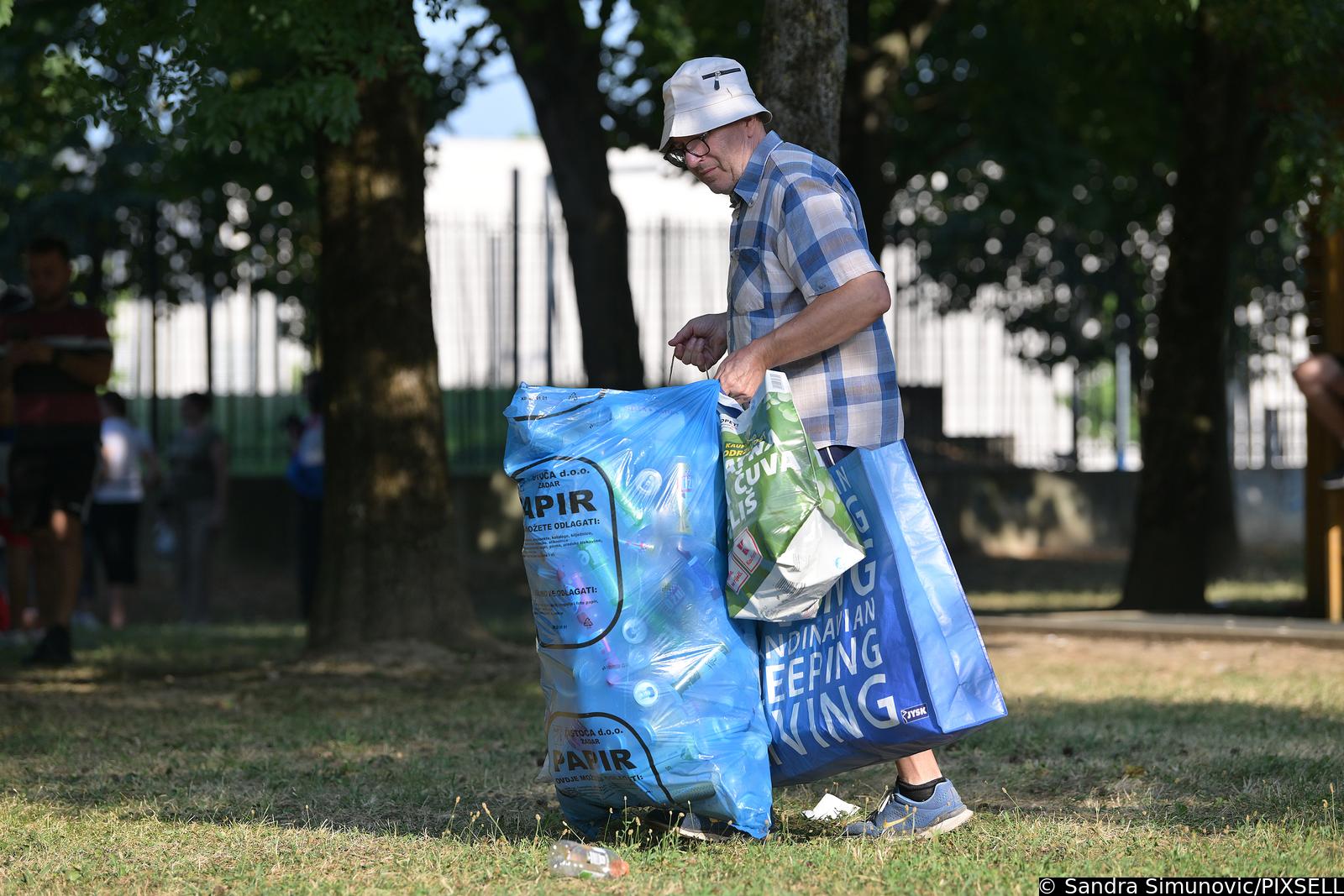 Zagreb: Fun zona na Bundeku već je puna smeća