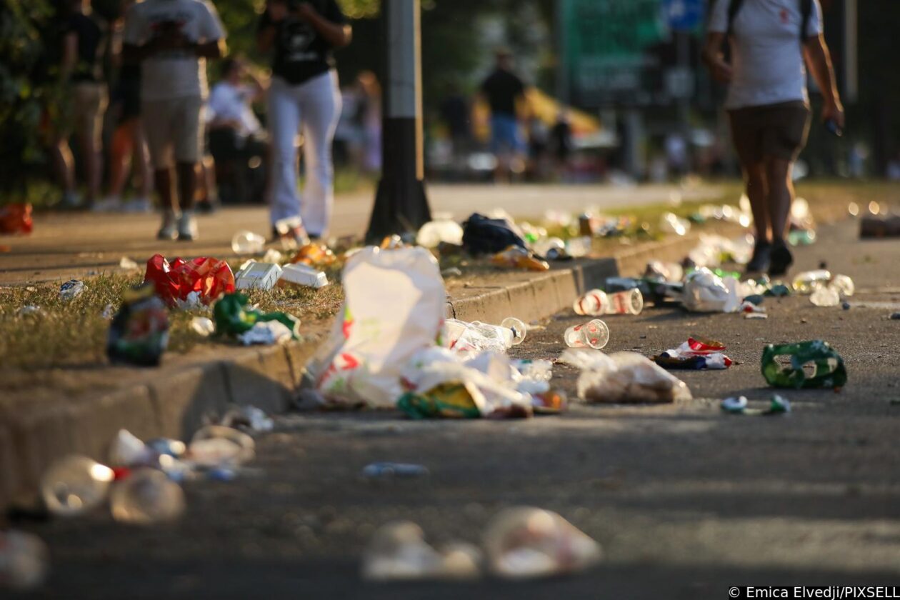 Zagreb: Fun zona na Bundeku već je puna smeća