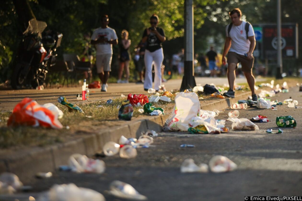 Zagreb: Fun zona na Bundeku već je puna smeća