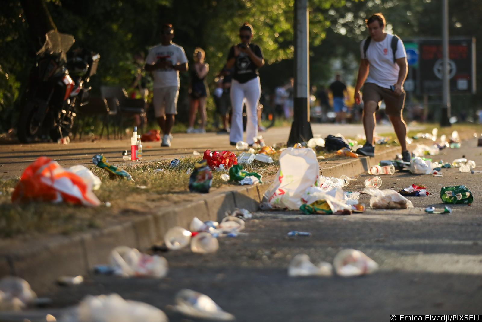 Zagreb: Fun zona na Bundeku već je puna smeća