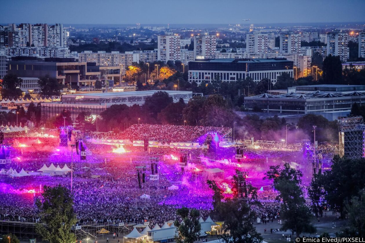 Zagreb: Pogled s Prisavlja na koncert Marka Perkovića Thompsona Zagreb: Pogled s Prisavlja na koncert Marka Perkovića Thompsona