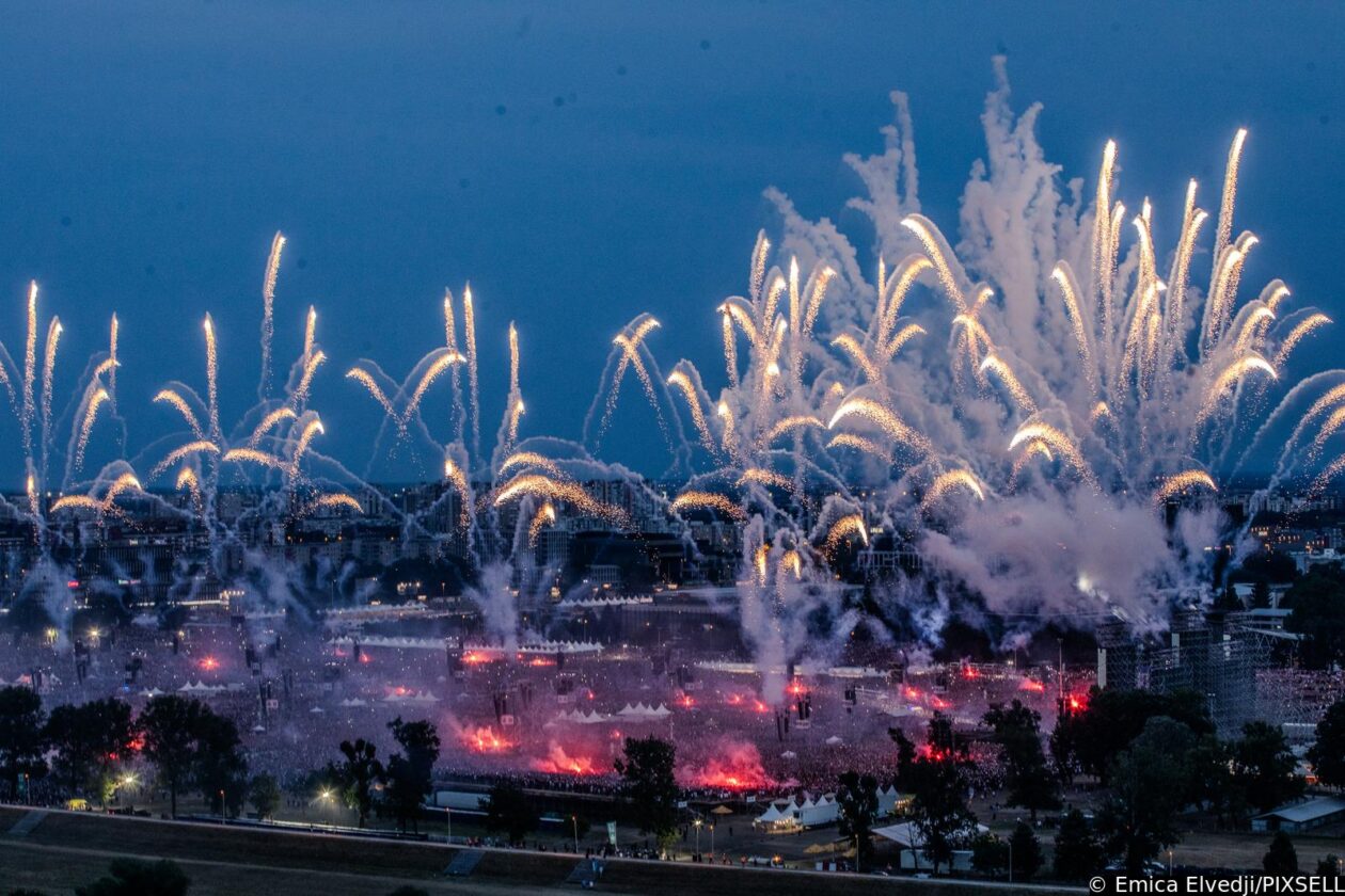 Zagreb: Pogled s Prisavlja na koncert Marka Perkovića Thompsona Zagreb: Pogled s Prisavlja na koncert Marka Perkovića Thompsona