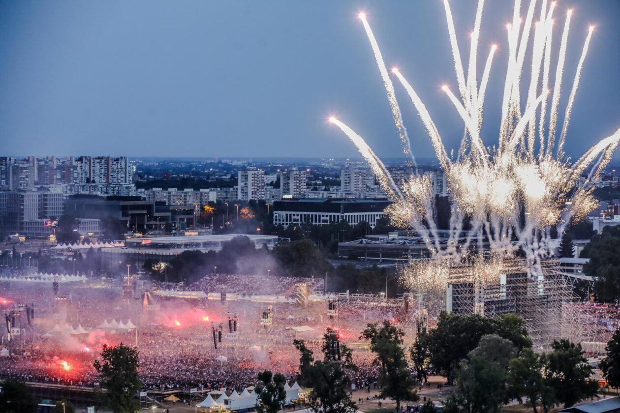 Zagreb: Pogled s Prisavlja na koncert Marka Perkovića Thompsona Zagreb: Pogled s Prisavlja na koncert Marka Perkovića Thompsona