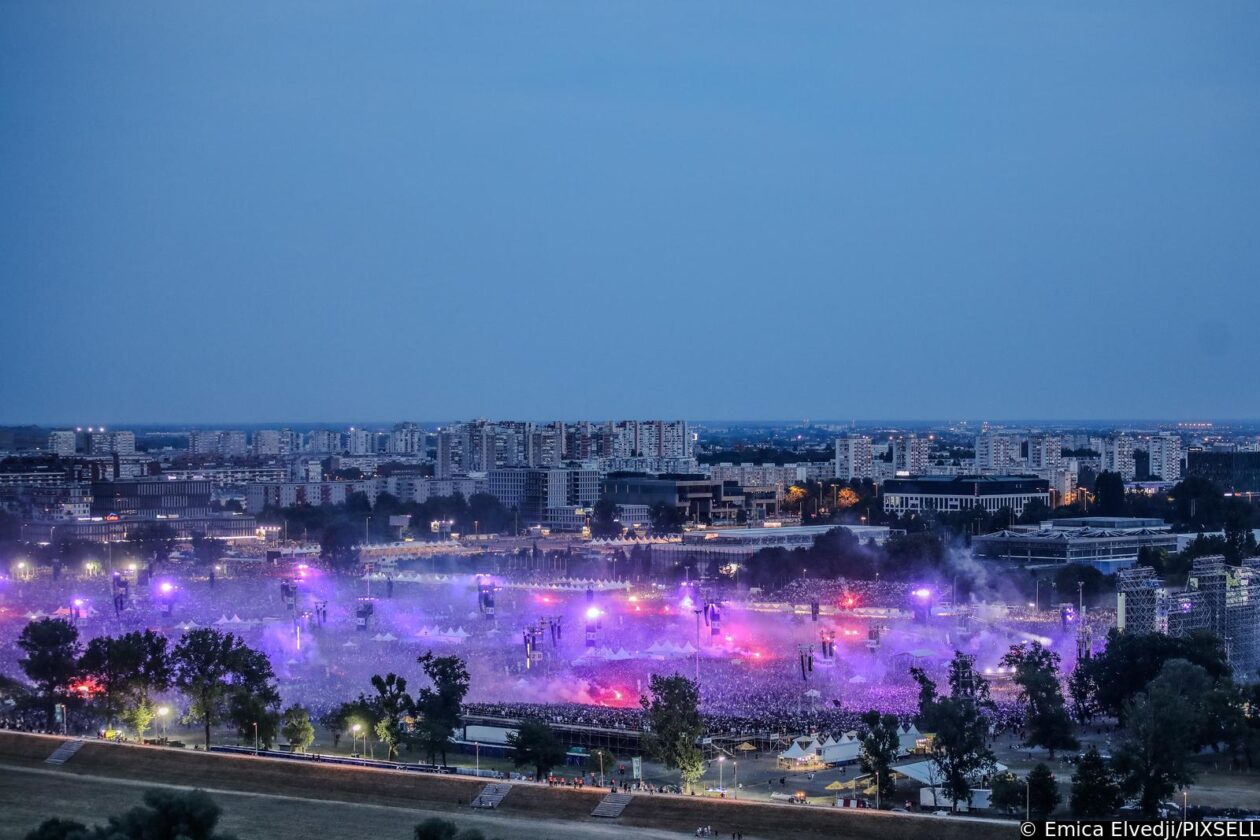 Zagreb: Pogled s Prisavlja na koncert Marka Perkovića Thompsona Zagreb: Pogled s Prisavlja na koncert Marka Perkovića Thompsona