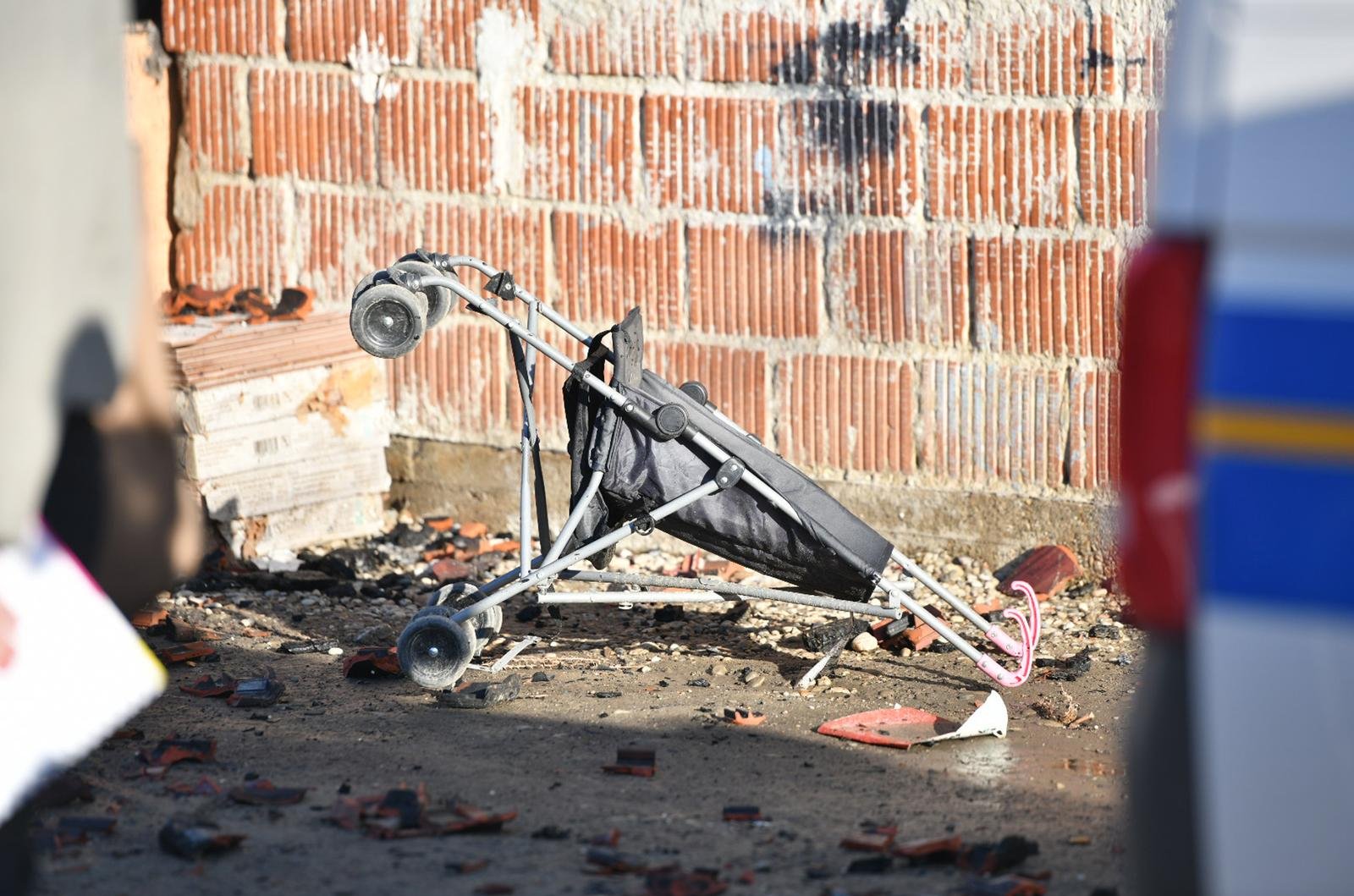 07.03.2025.Kusanec - Troje djece poginulo u požaru u Kuršancu, žena i jedno dijete su u bolnici Photo: