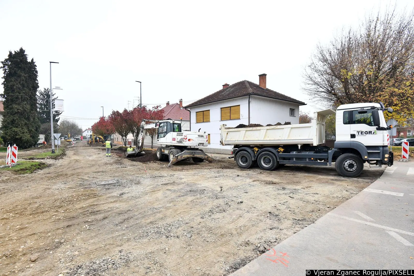 rekonstukcija raskrižja – ulica Tome Masaryka i Ivana Mažuranića u Čakovcu