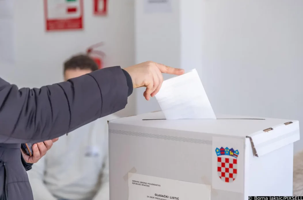 Glasačka kutija, glasanje, izbori - ilustracija