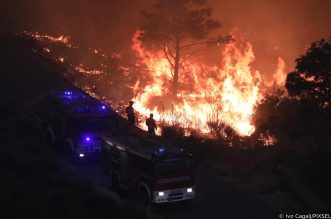 Tučepi: Vatra prodrla u Park prirode Biokovo, zahvatila i ranč, kuće i vozila