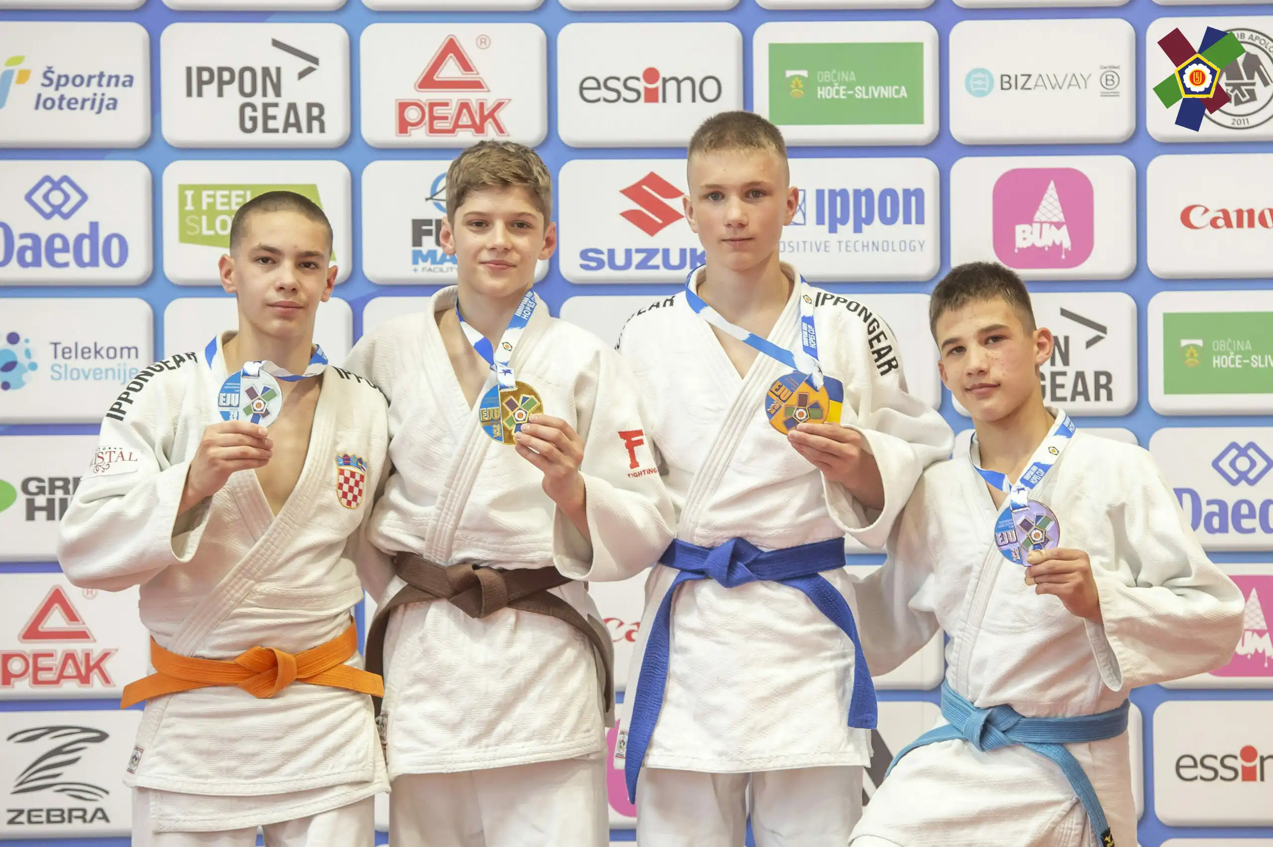 Petar Balunović, Nika Đurinić i Iker Petar Balunović, Nika Đurinić i Iker