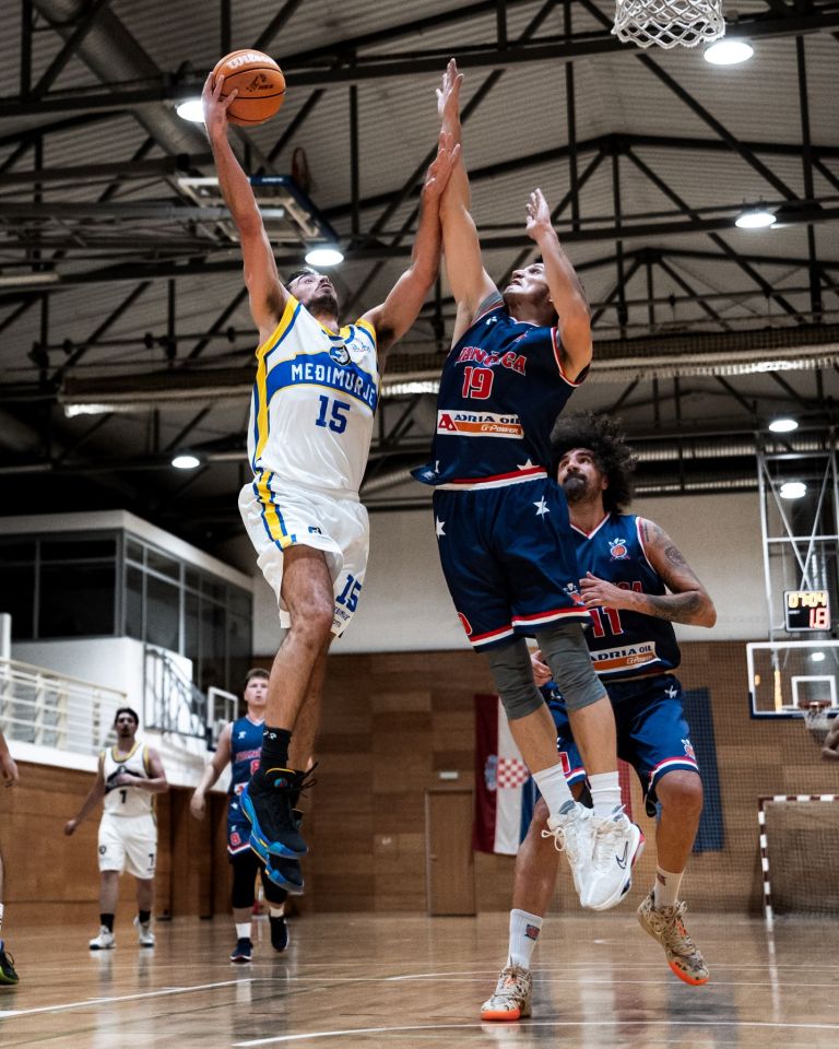 Petar Glumac, krilni centar Međimurja zabija protiv Ivančice