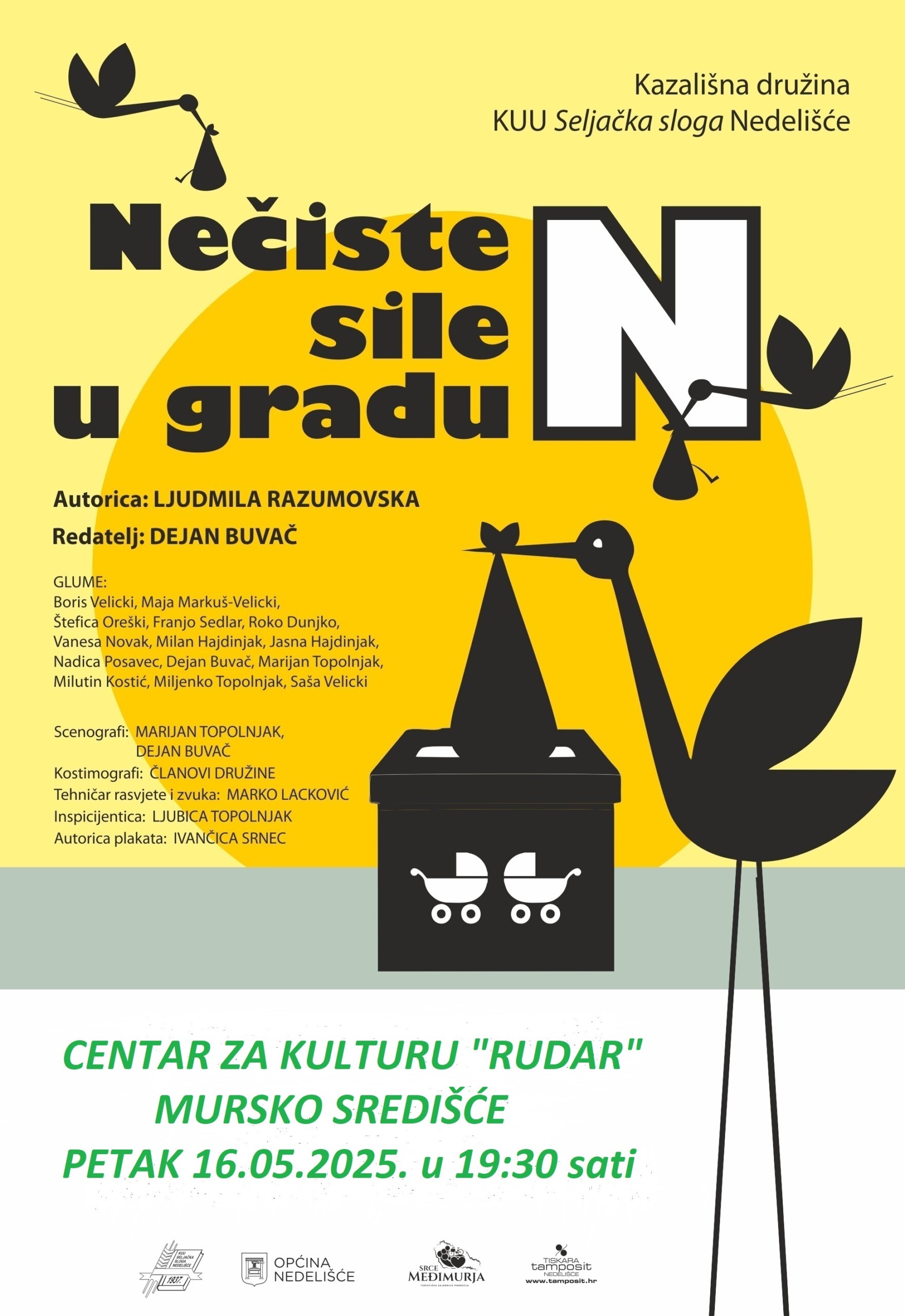 Plakat Neciste sile u gradu  - MURSKO SREDIŠĆE