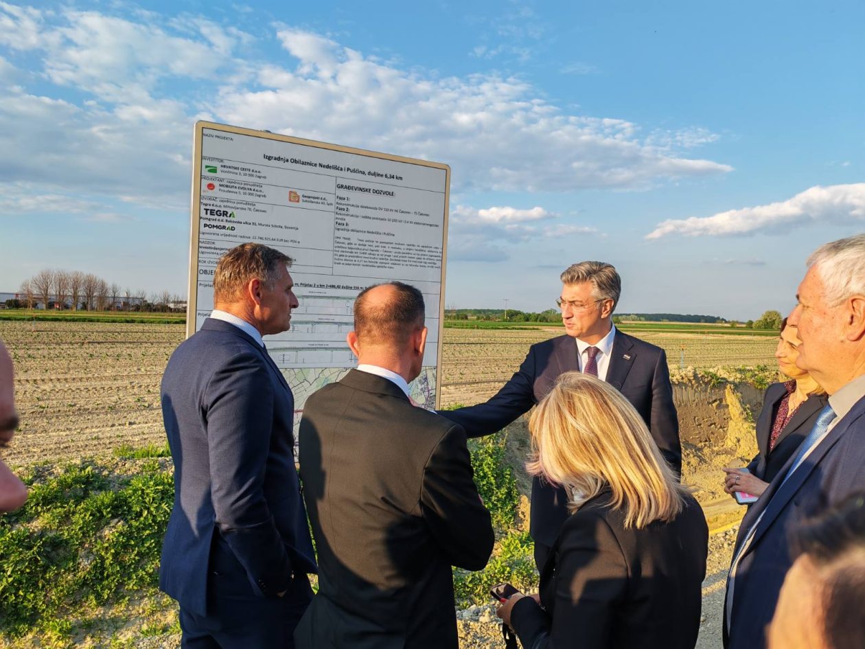 Plenković obilaznica Nedelišće nasip Pušćine (1)