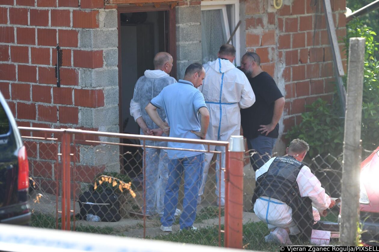 pleškovecPolicijski očevid na mjestu ubojstva u Pleškovcu