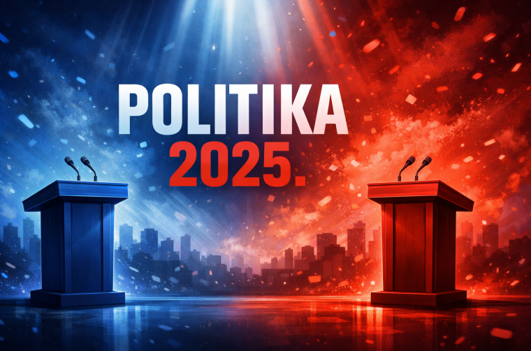 Politika 2025. pregled godine naslovna