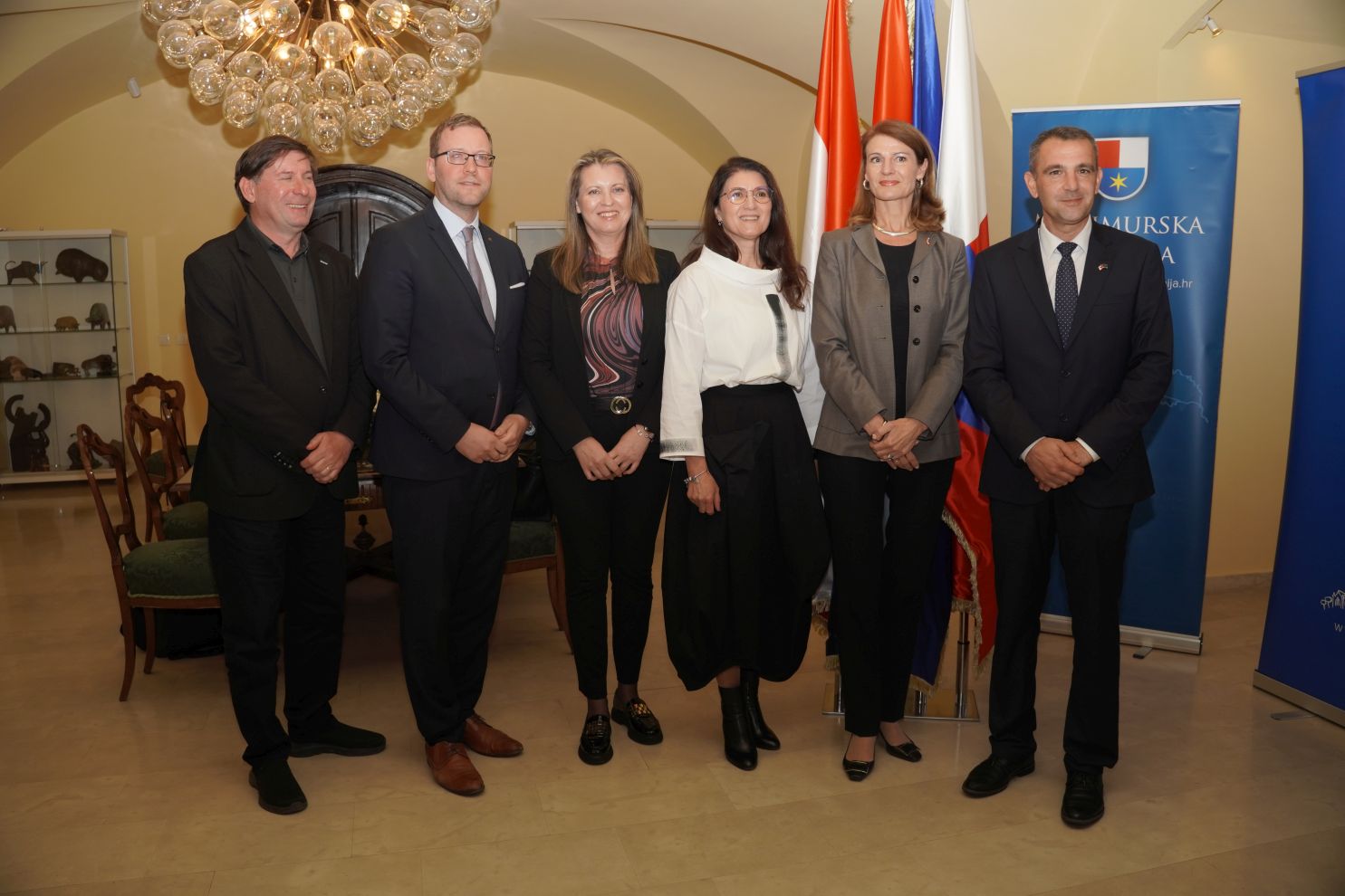 yvonne tončić-sorinj i župan matija posavec i ljerka cividini