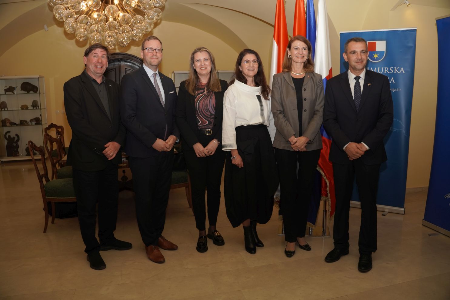 yvonne tončić-sorinj i župan matija posavec i ljerka cividini