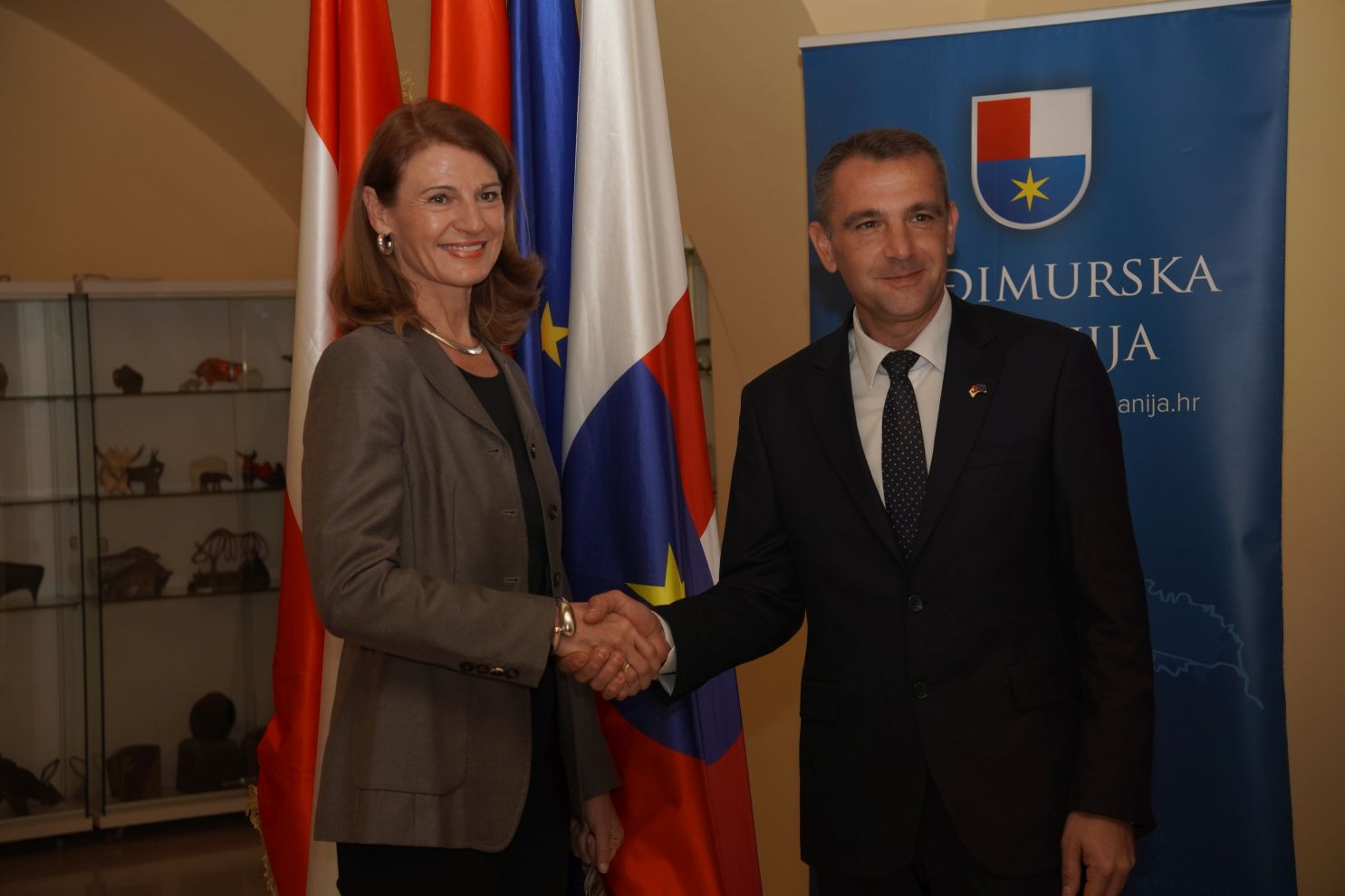 yvonne tončić-sorinj i župan matija posavec