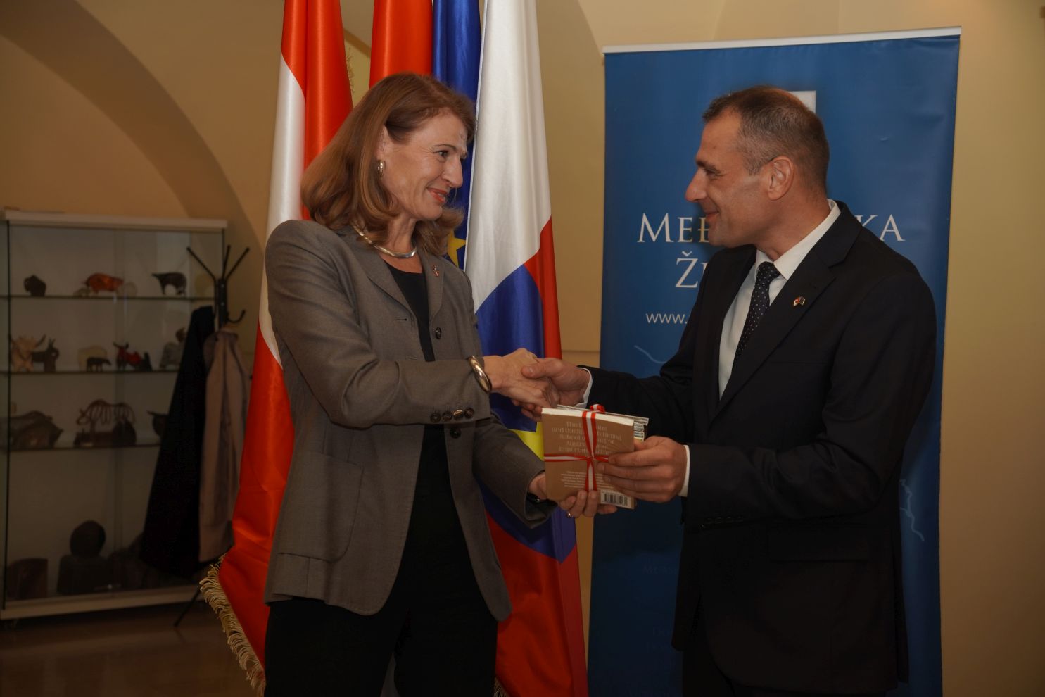 yvonne tončić-sorinj i župan matija posavec