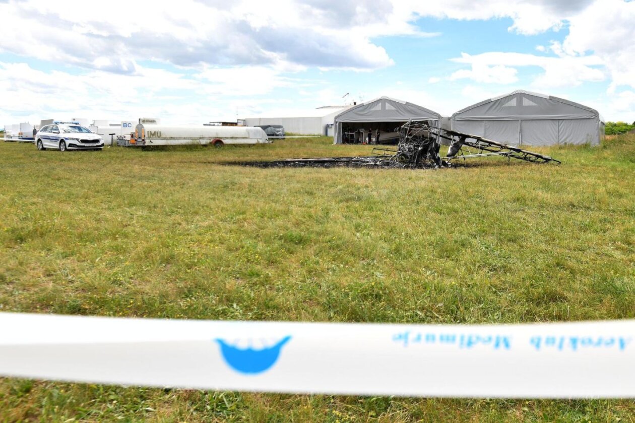 Pribislavec: Očevid na mjestu požara ultra lake letjelice Pribislavec- Ocevid na mjestu pozara ultra